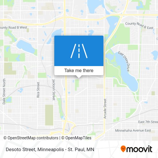 Desoto Street map