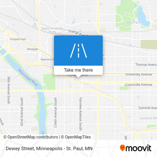 Mapa de Dewey Street