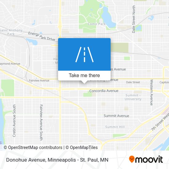 Donohue Avenue map