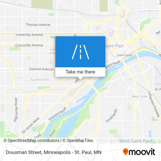 Mapa de Dousman Street