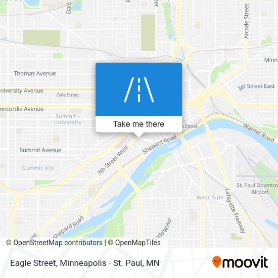 Eagle Street map