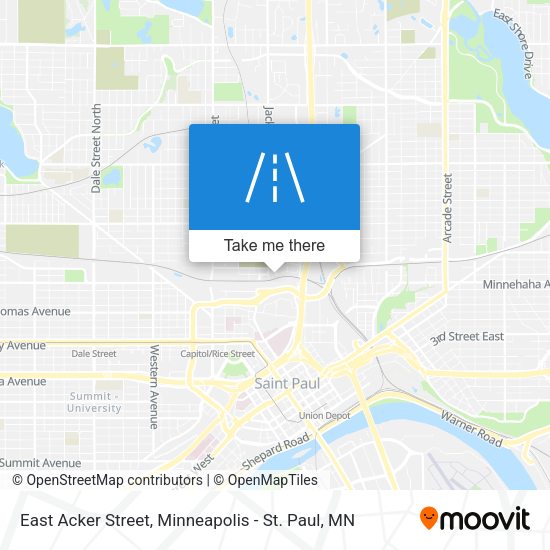 Mapa de East Acker Street