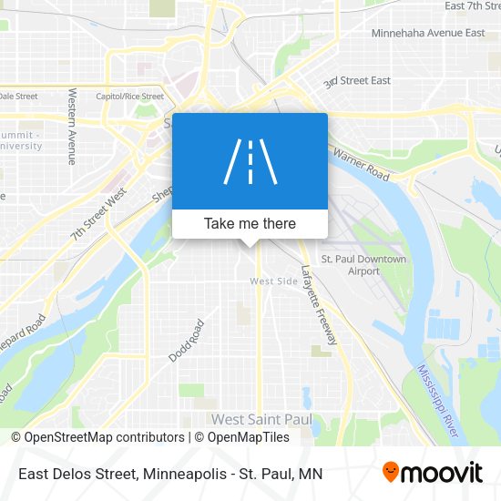 Mapa de East Delos Street