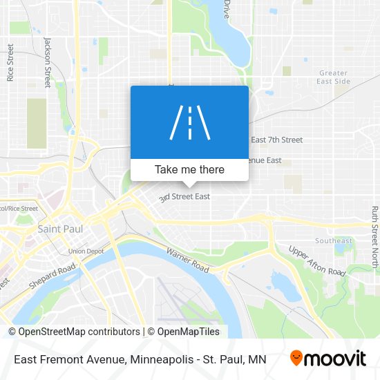 East Fremont Avenue map