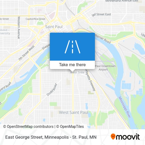 East George Street map