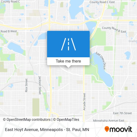 Mapa de East Hoyt Avenue