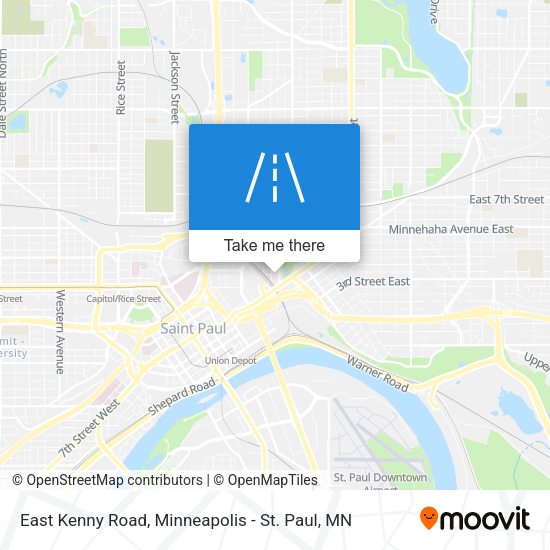 Mapa de East Kenny Road