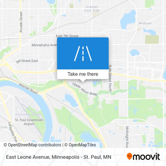 East Leone Avenue map