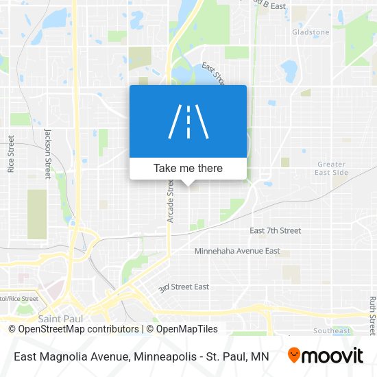 Mapa de East Magnolia Avenue