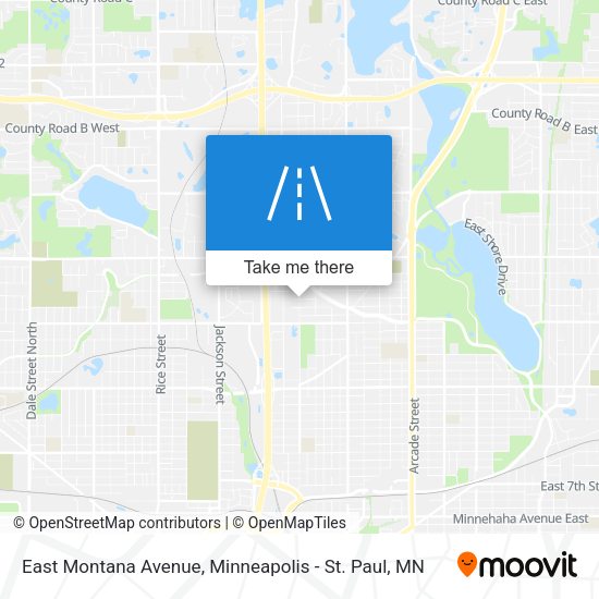 Mapa de East Montana Avenue