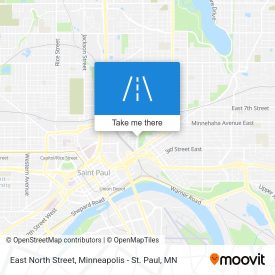 East North Street map