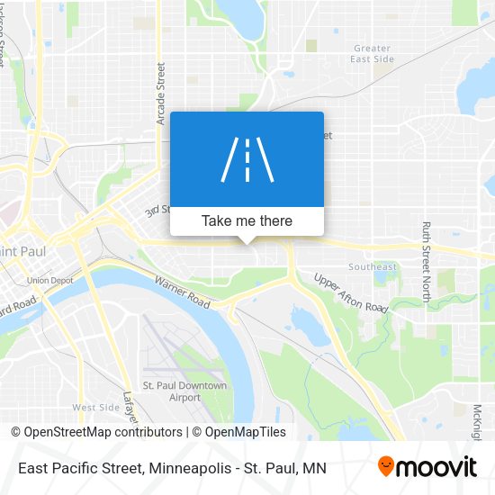 Mapa de East Pacific Street