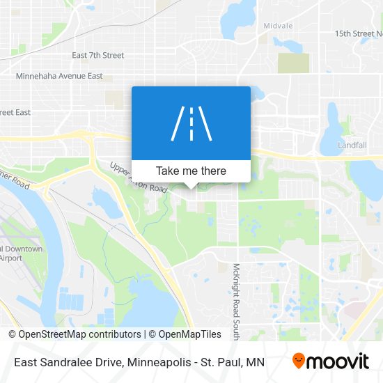 East Sandralee Drive map