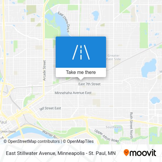 Mapa de East Stillwater Avenue