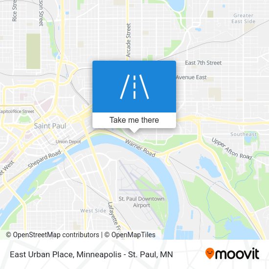 Mapa de East Urban Place