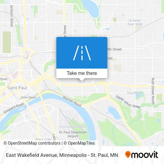 Mapa de East Wakefield Avenue