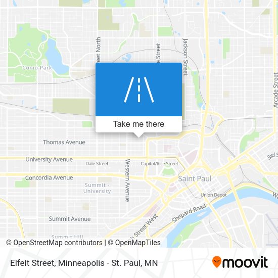 Mapa de Elfelt Street
