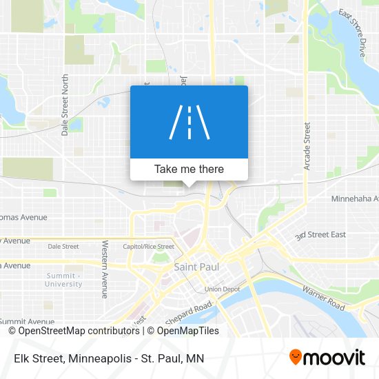 Mapa de Elk Street