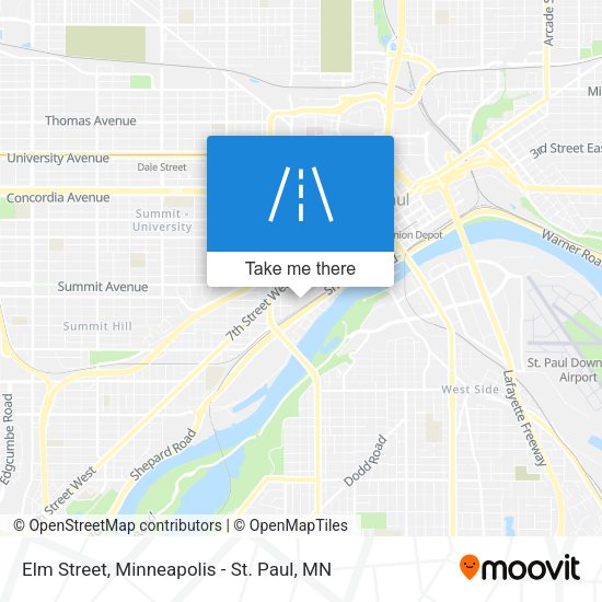 Elm Street map