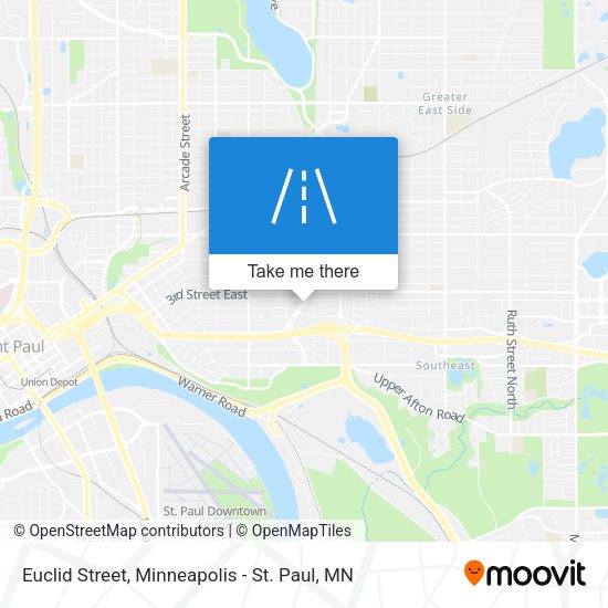 Mapa de Euclid Street