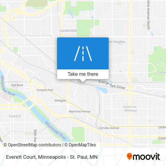 Everett Court map