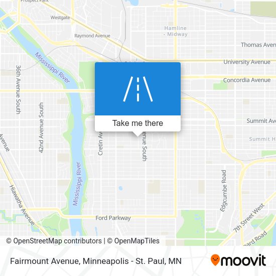 Mapa de Fairmount Avenue