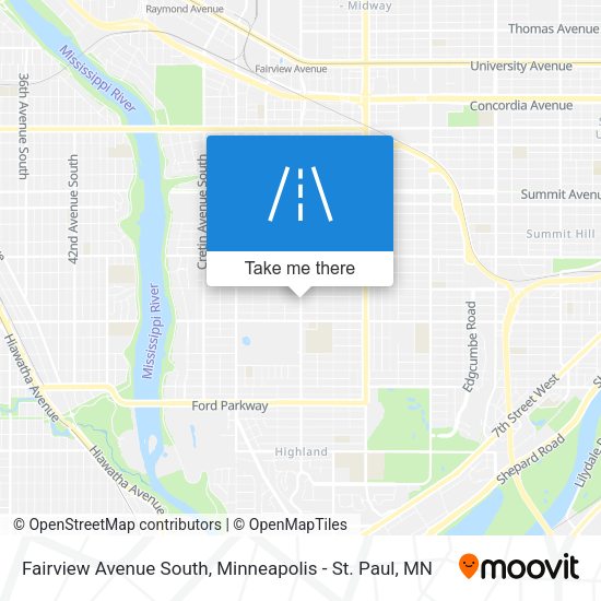 Mapa de Fairview Avenue South