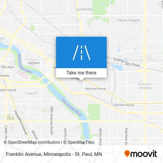 Franklin Avenue map