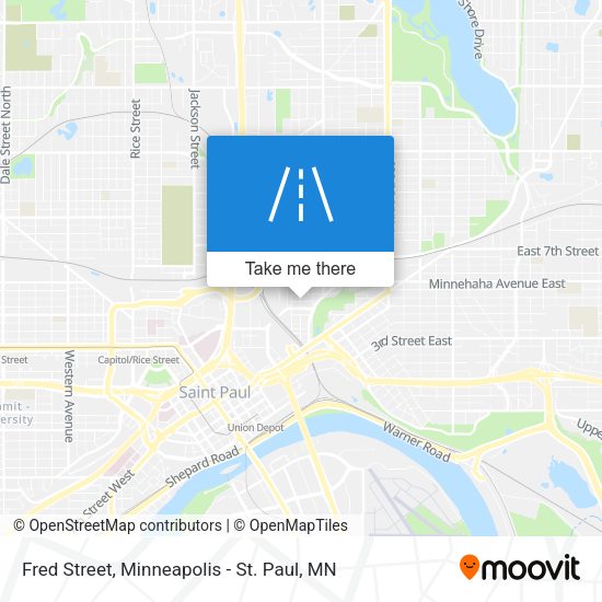 Fred Street map