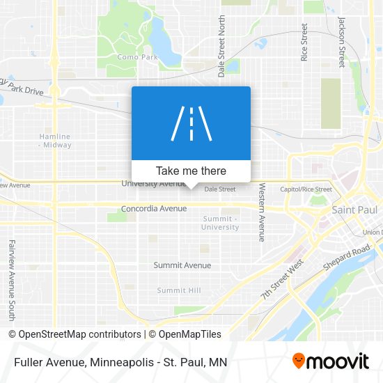 Fuller Avenue map