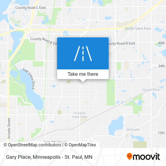 Mapa de Gary Place