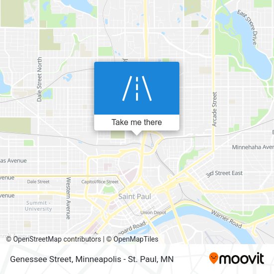 Genessee Street map