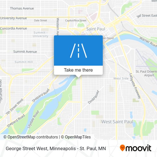 Mapa de George Street West