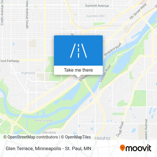 Glen Terrace map