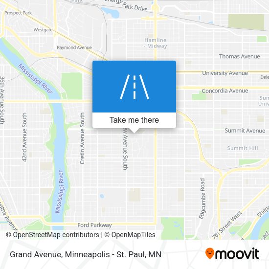 Mapa de Grand Avenue