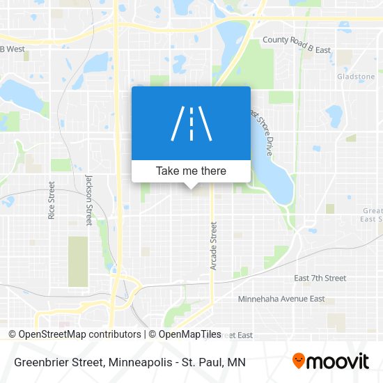 Mapa de Greenbrier Street
