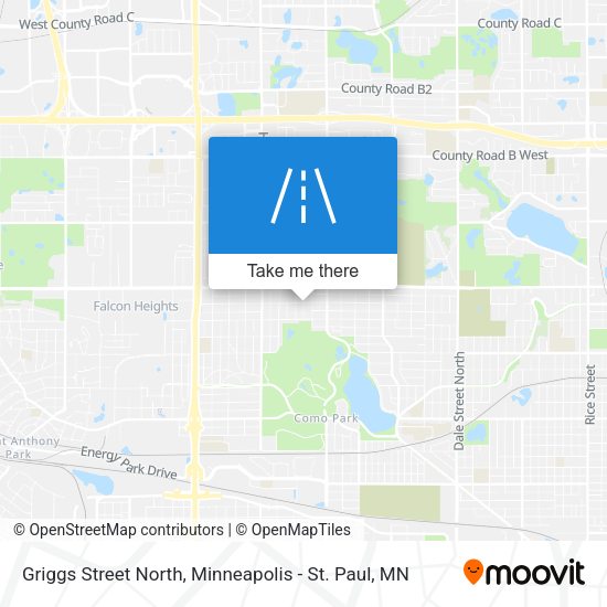 Griggs Street North map