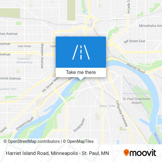 Mapa de Harriet Island Road