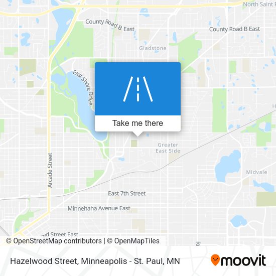 Mapa de Hazelwood Street