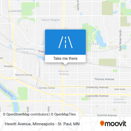 Hewitt Avenue map