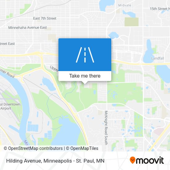 Mapa de Hilding Avenue
