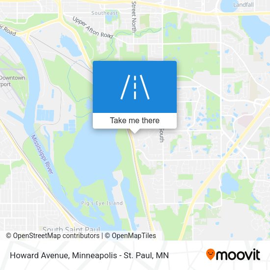 Mapa de Howard Avenue
