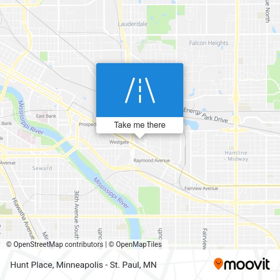 Hunt Place map