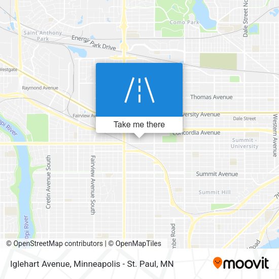 Iglehart Avenue map