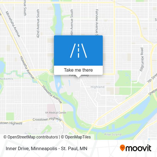 Inner Drive map