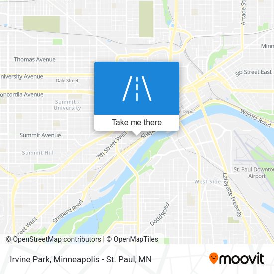 Irvine Park map