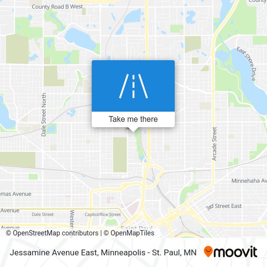 Jessamine Avenue East map