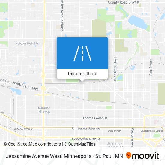 Mapa de Jessamine Avenue West