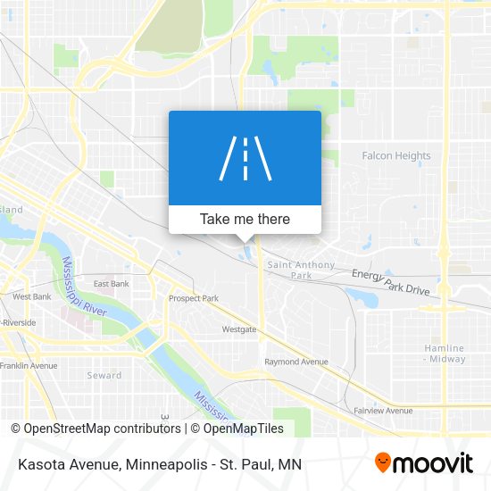 Kasota Avenue map
