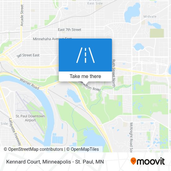 Kennard Court map